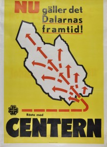 Centerpartiets valaffisch 1966